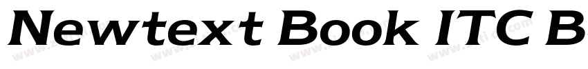 Newtext Book ITC Boo字体转换